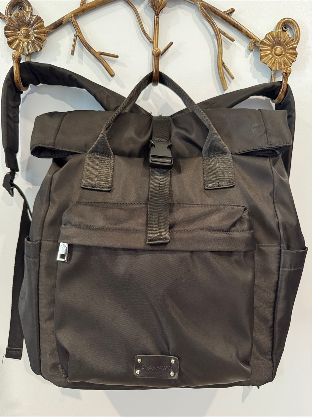 PAWZ by Bearpaw Black Nylon Unisex Backpack.
